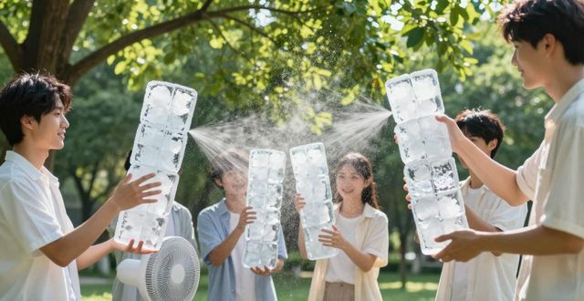 大冰块降温方法_南京秦淮区夏季防暑降温大冰块_大冰块户外活动使用时长